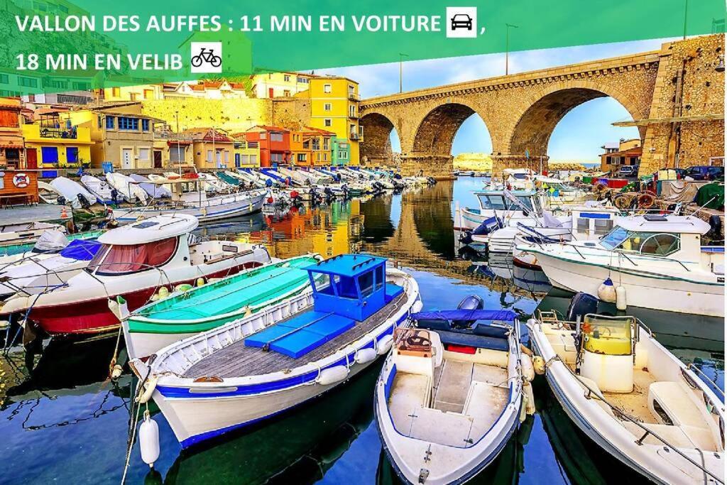 Climatise Gare Stcharles 4 Chambres Grand Balcon / Experience-Immo Марсель Екстер'єр фото
