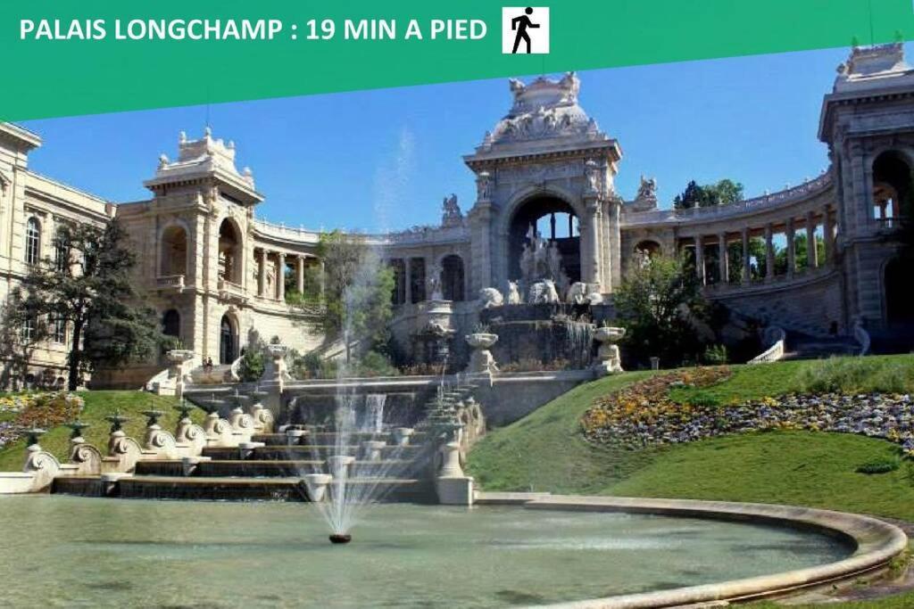 Climatise Gare Stcharles 4 Chambres Grand Balcon / Experience-Immo Марсель Екстер'єр фото