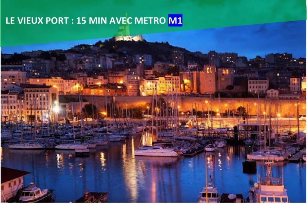 Climatise Gare Stcharles 4 Chambres Grand Balcon / Experience-Immo Марсель Екстер'єр фото
