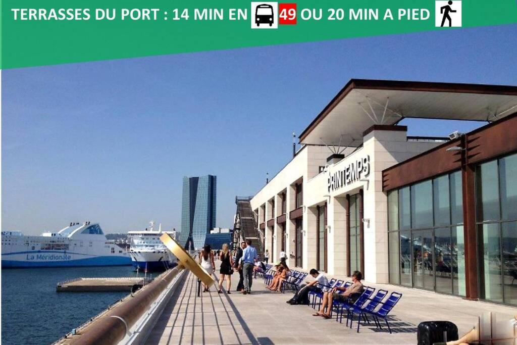 Climatise Gare Stcharles 4 Chambres Grand Balcon / Experience-Immo Марсель Екстер'єр фото